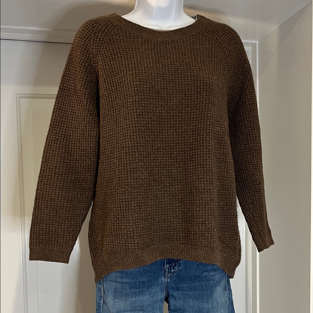 Vince Women’s Size XS Chunky Brown Knit Sweater